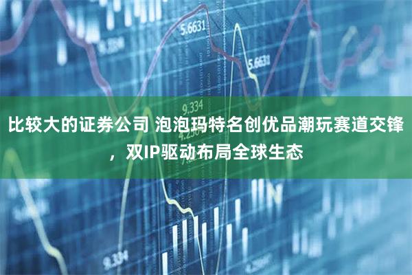 比较大的证券公司 泡泡玛特名创优品潮玩赛道交锋，双IP驱动布局全球生态